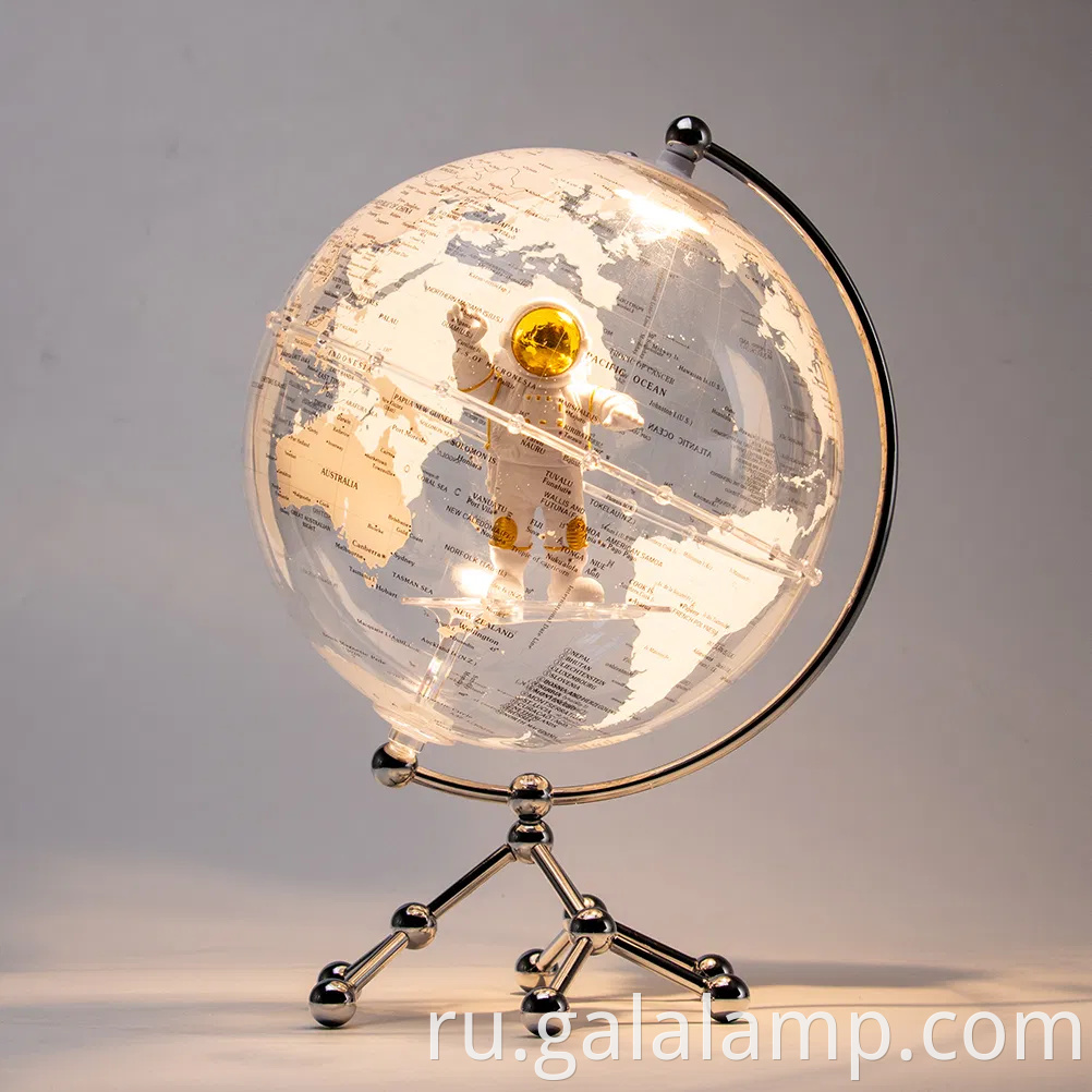 Стильная 8-дюймовая лампа мира для дома и офиса Dé Cor